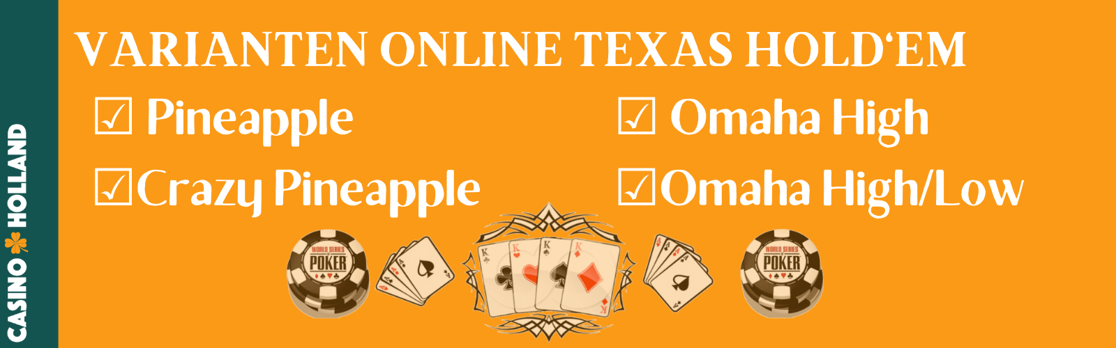 Online Texas Holdem Varianten