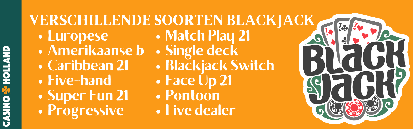 Soorten beste Blackjack Casino