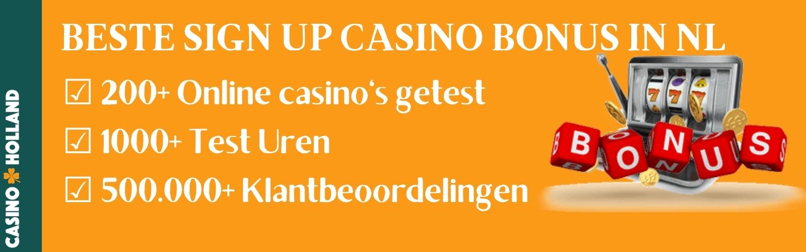 Sign up bonus casino