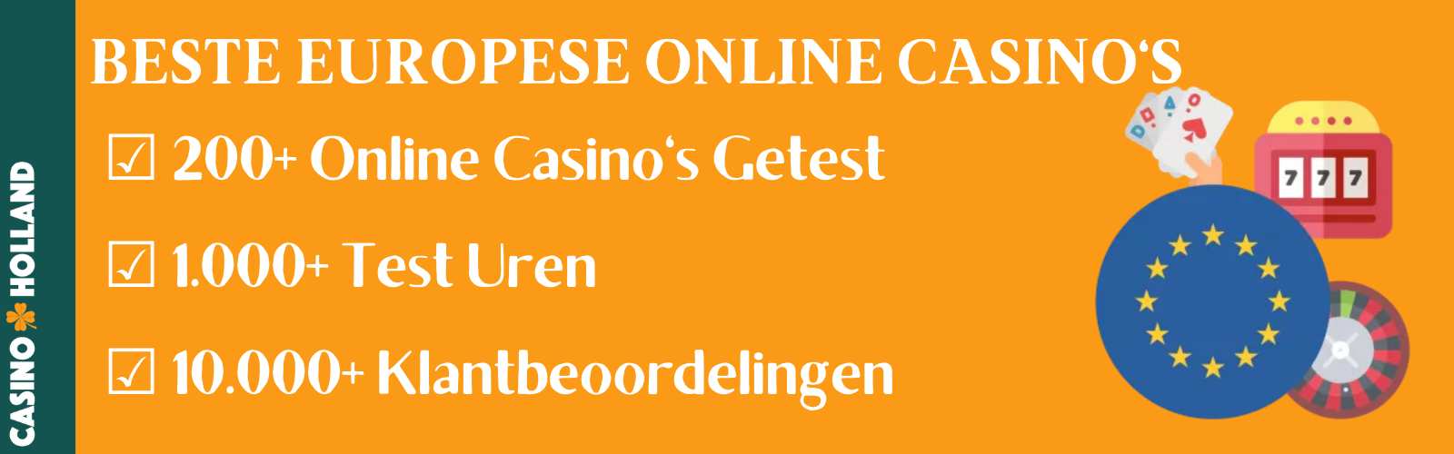 beste online casino's Europa