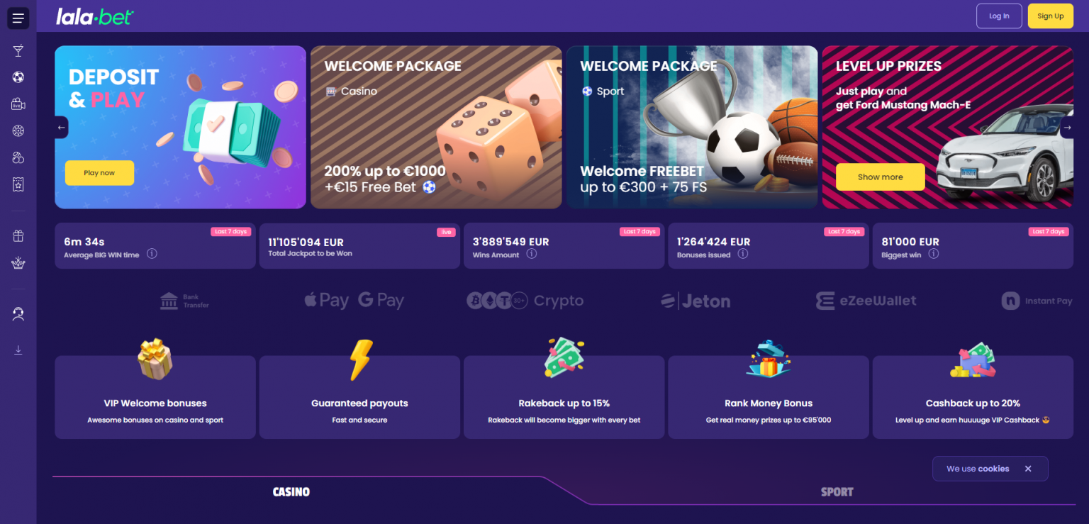 Voorbeeld van een casino zonder CRUKS registratie