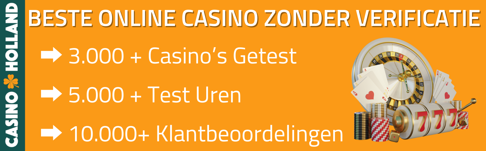 BESTE ONLINE CASINO ZONDER VERIFICATIE