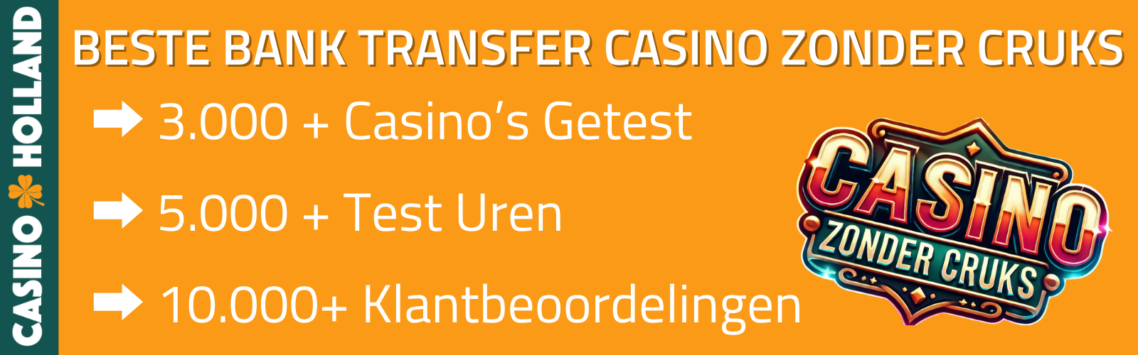 BESTE BANK TRANSFER CASINO ZONDER CRUKS