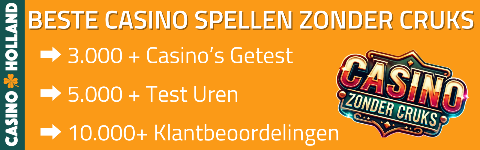 BESTE CASINO SPELLEN ZONDER CRUKS