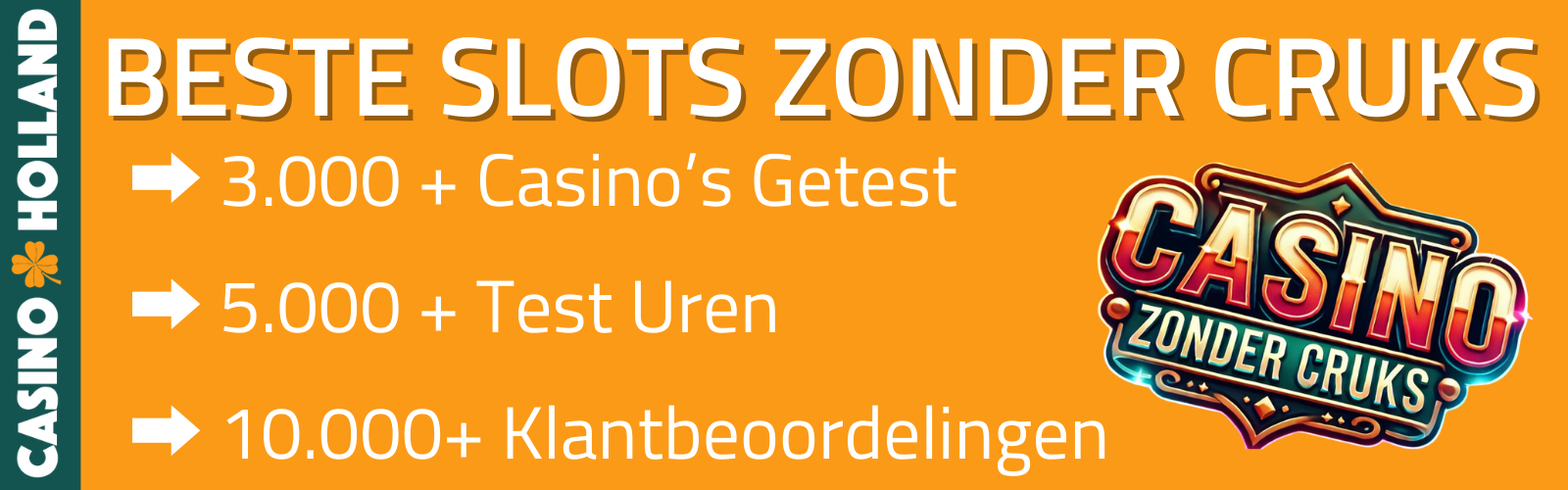 BESTE SLOTS ZONDER CRUKS