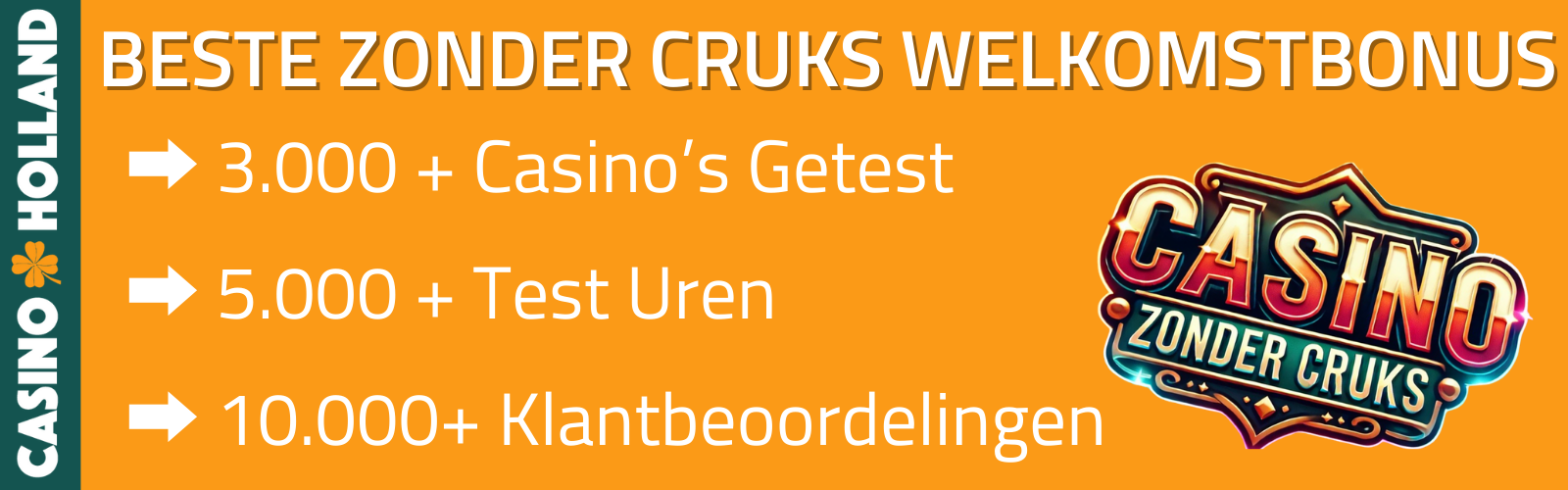 Zonder CRUKS welkomstbonus (1)