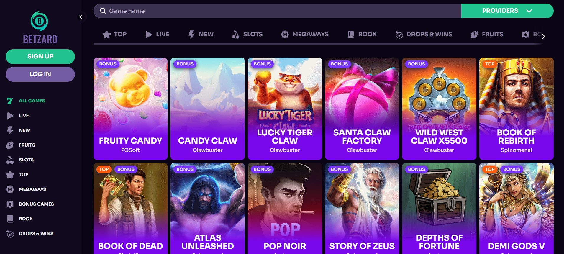 Betzard casino review